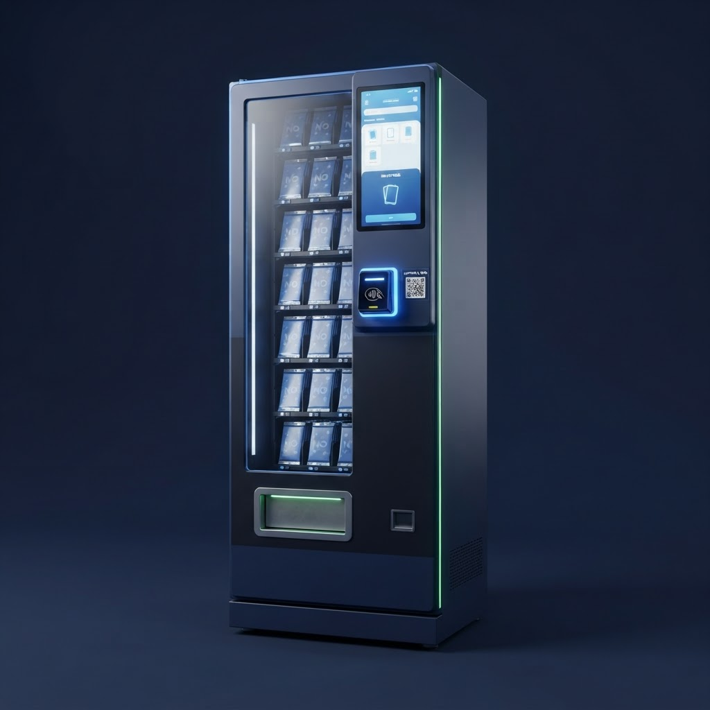 Premium large-format collectible card pack vending machine for major venues and events